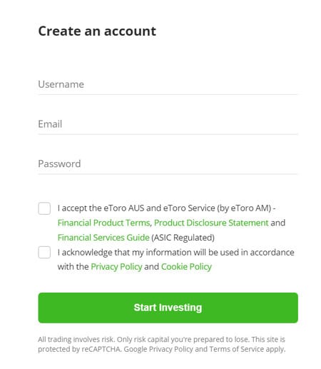 Create an account