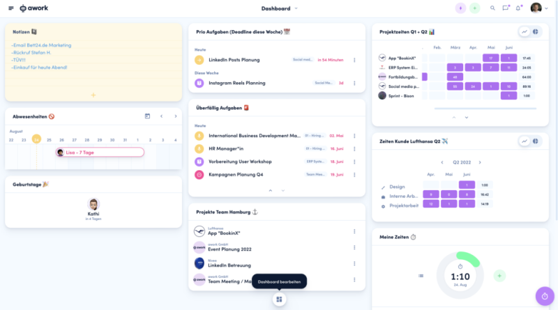 Awork — Agile Project Management with Visual Kanban Boards