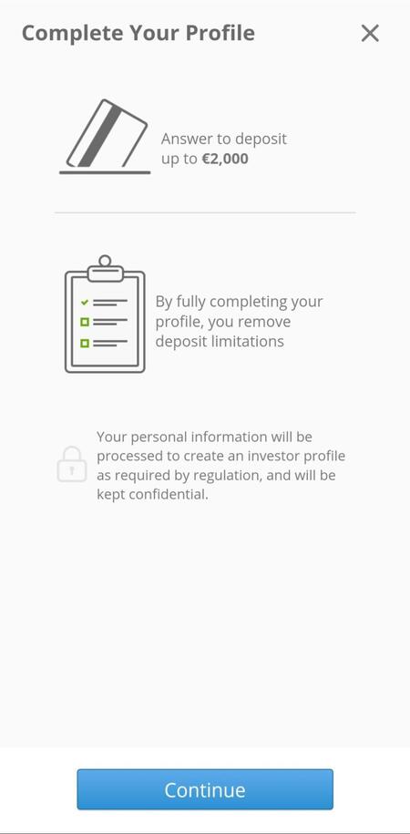 How to complete profile