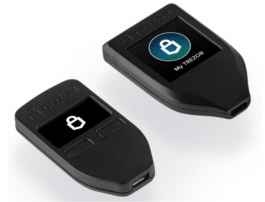 Trezor Model One (smaller) and Model T (bigger) look and feel similar, but Model T is more robust.