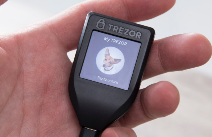 Trezor Model T features a big screen that helps you access your cold-stored cryptos easily.