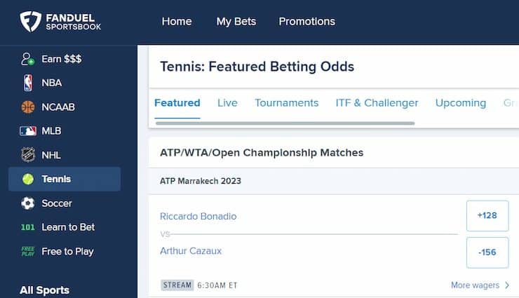 FanDuel Sportsbook Feature