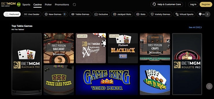 BetMGM Step 1 Launch the website