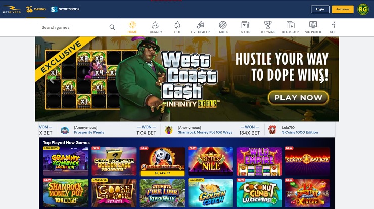 BetRivers Real Money Online Casino