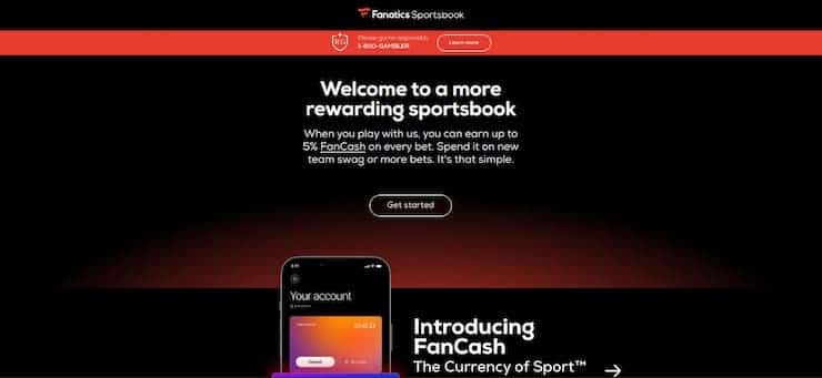 Desktop site Fanatics Massachusetts