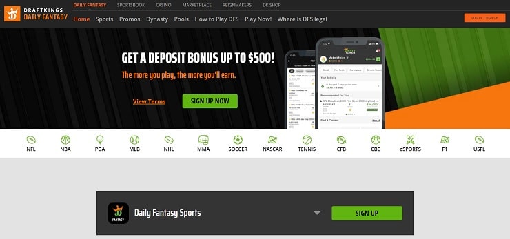 DraftKings DFS Gambling Vermont