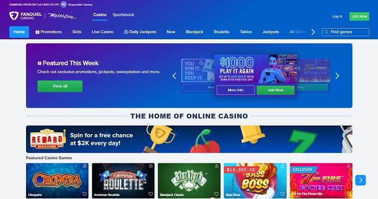 FanDuel Real Money Online Casino