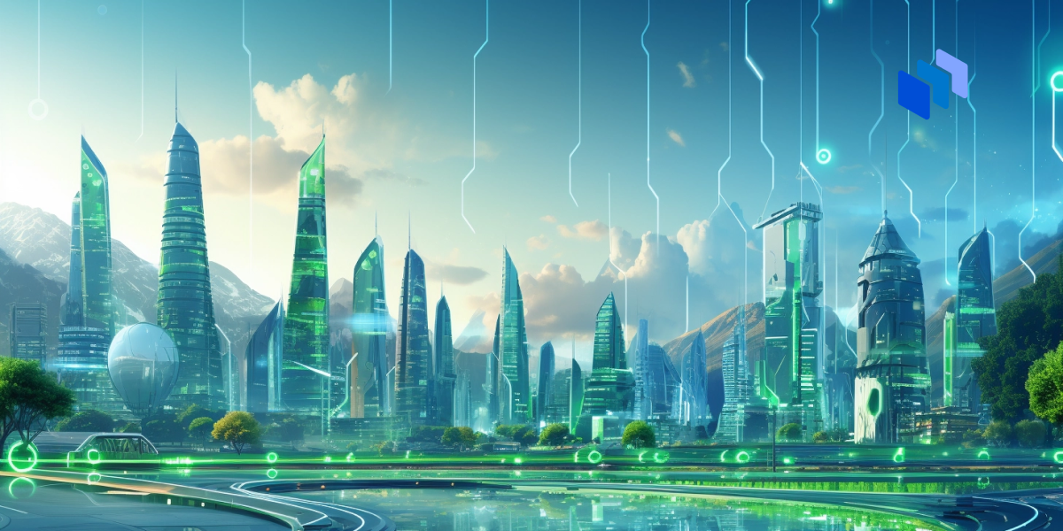 Image of a futuristic city