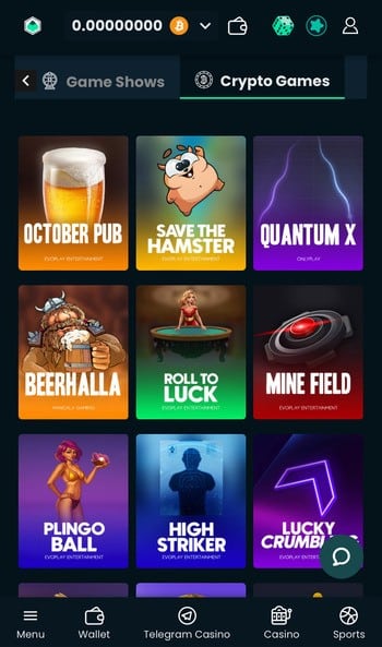 Mega Dice Crypto Casino Games