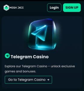 Mega Dice Telegram Casino