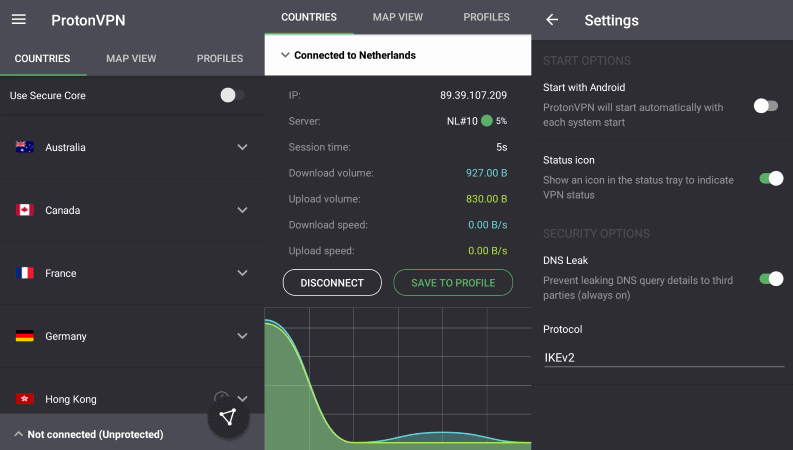 Proton VPN Android