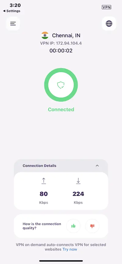 Pure VPN for iOS