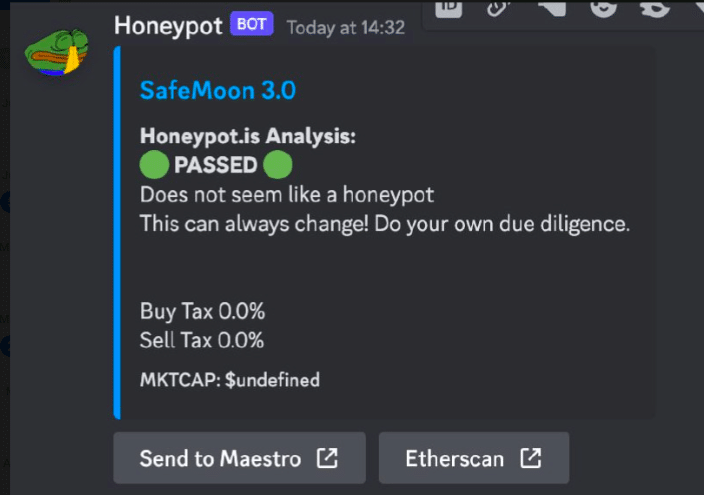 Crypto Whale Pumps honeypot