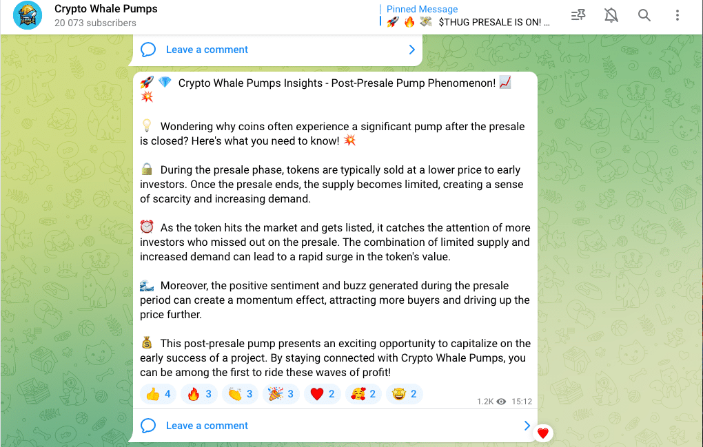Crypto Whale Pumps