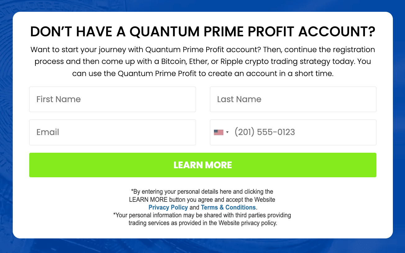 Quantum Prime Profit