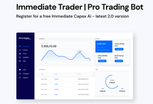Immediate Trader Website Dashboard