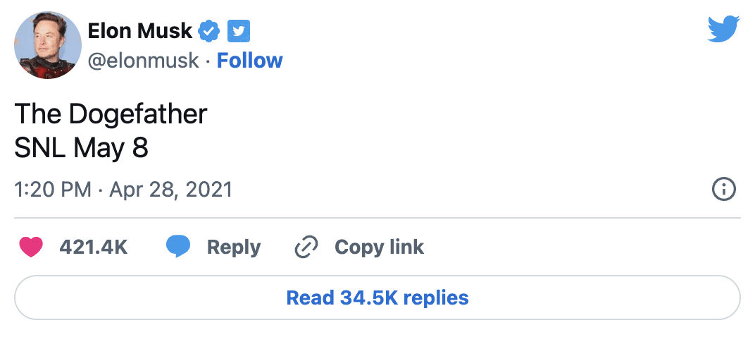 Elon Musk Tweet