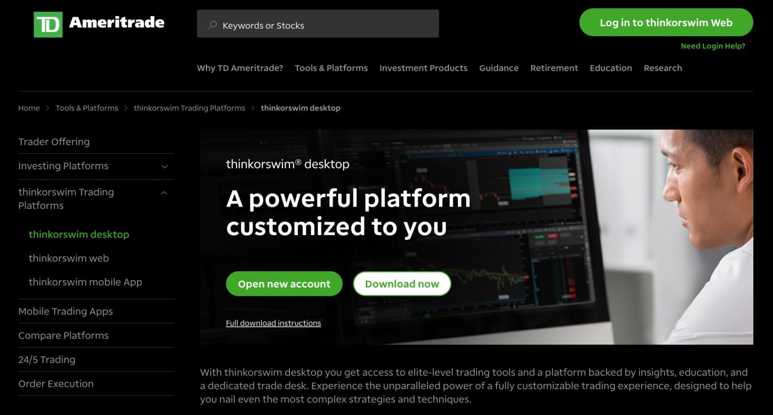 Thinkorswim review 
