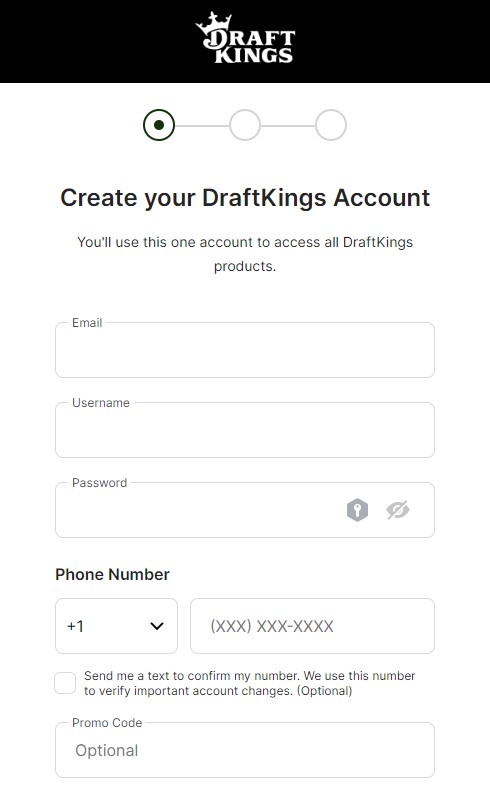 draftkings sign up 1