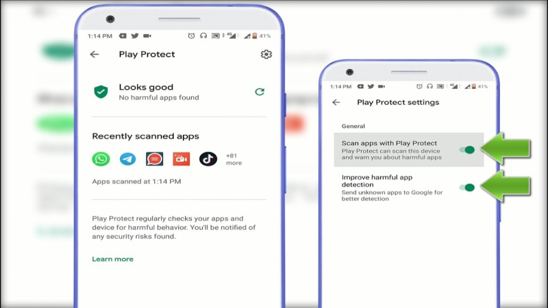 To have full access, make sure to turn off play protect