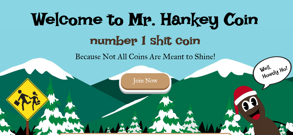Mr. Hankey Coin Homepage