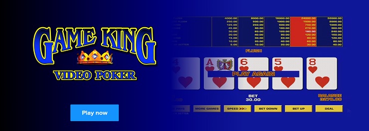 video poker game king
