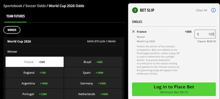 world cup betting bet