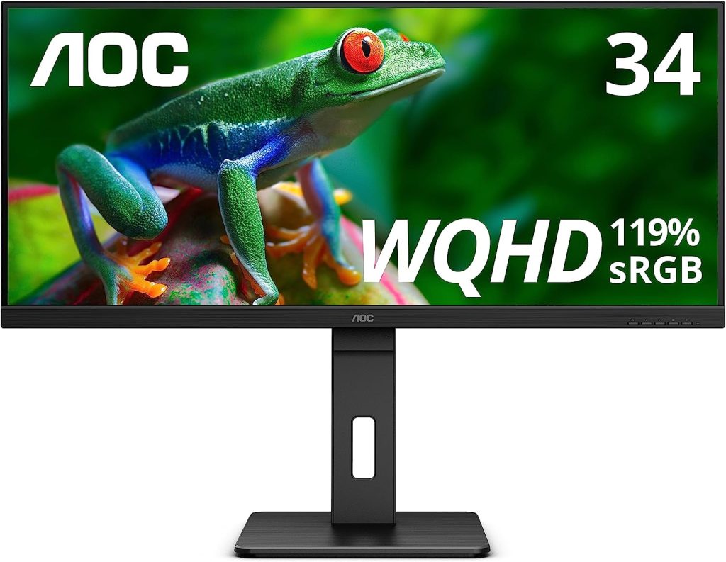 AOC U34P2 - Best Ultrawide Monitor for Graphic Design