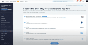 Accept Payments on Wix