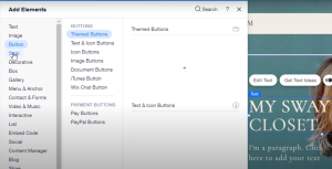 Add Elements on Wix