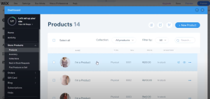 Add Products on Wix