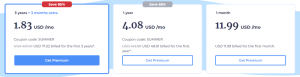 AtlasVPN pricing