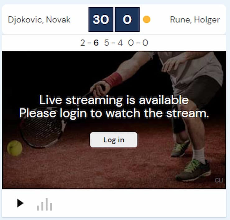 BetRivers IN live streaming