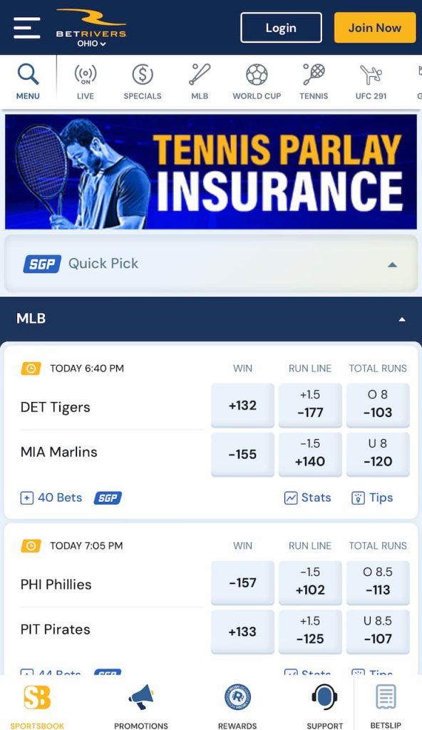 BetRivers Betting App