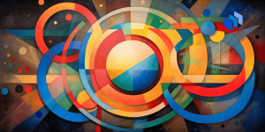 Abstract Google logo