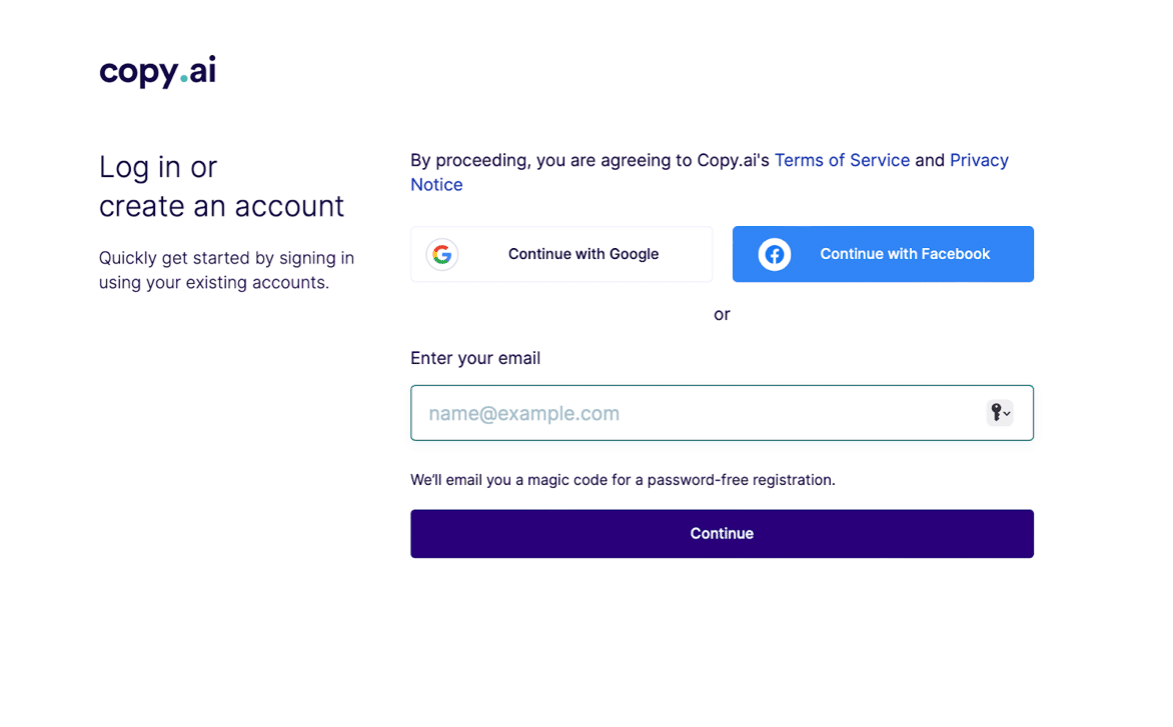 Copy-AI-Log-In