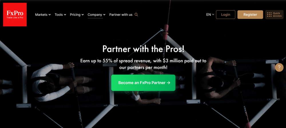 FXPro Forex Affiliate Program