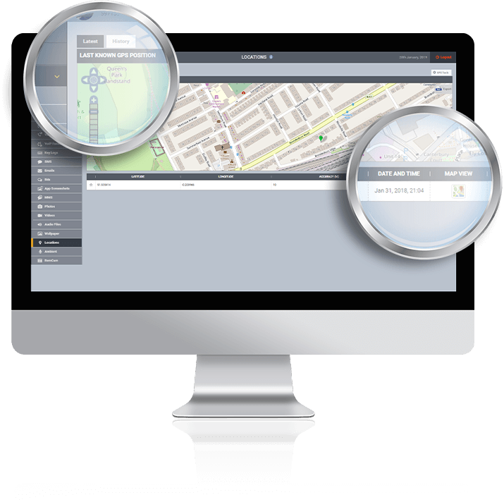 FlexiSPY Location tracking