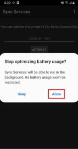 FlexiSPY battery usage