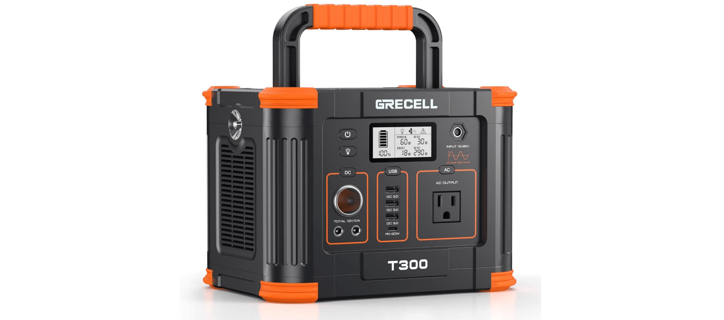 GRECELL Portable Power Station 3000 - Best for Outdoor