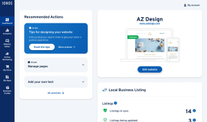 IONOS Enterprise website hosting