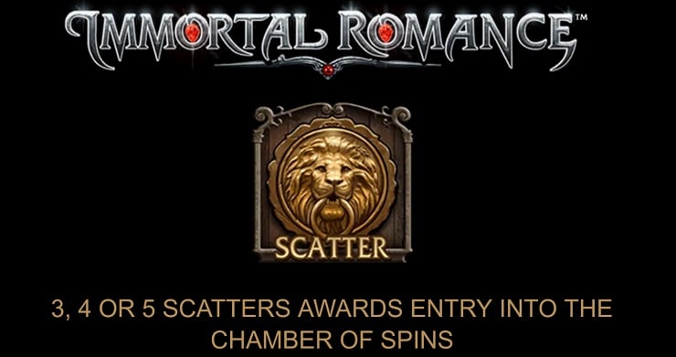 Immortal Romance Online Slot Scatter Bonus Spins