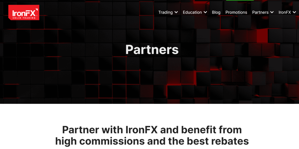 IronFX Forex Affiliate Program