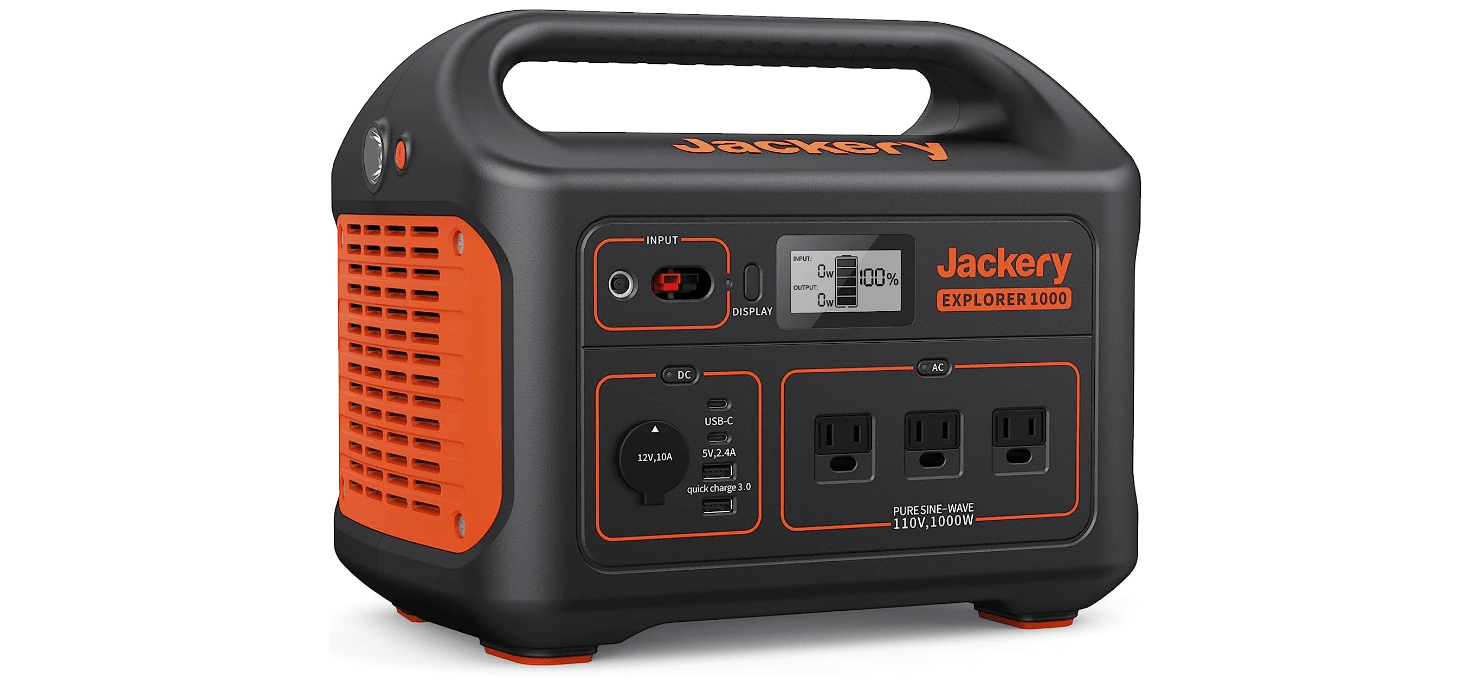 Jackery Explorer 1000 - Best Portable Power Station 