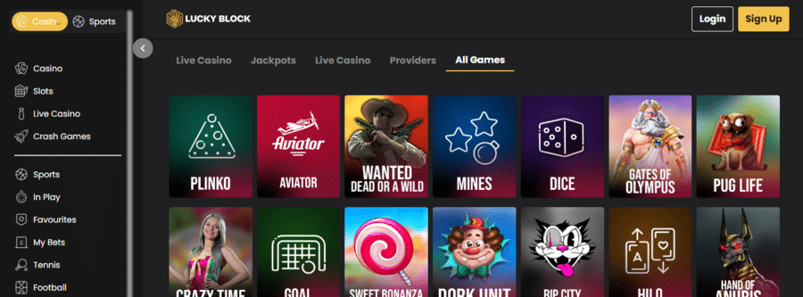 Lucky Block is the best overall Bitstarz alternative right now