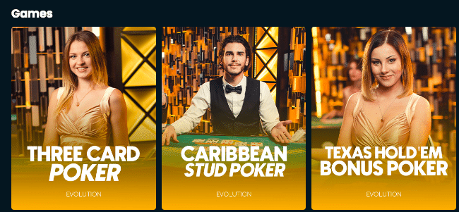 Mega Dice poker