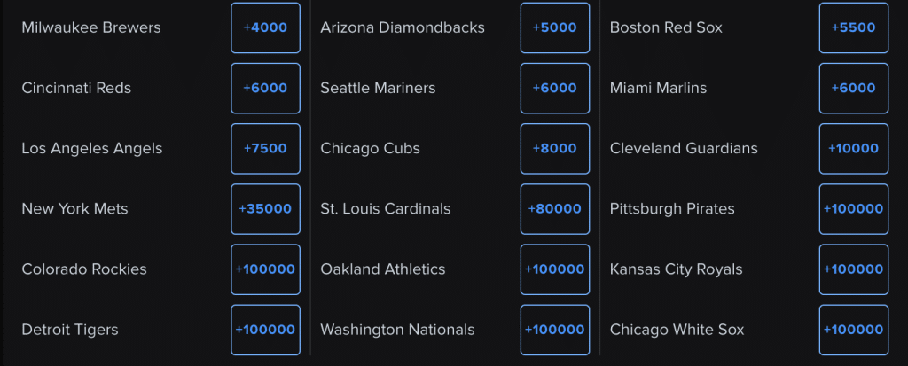 World Series Futures Bets