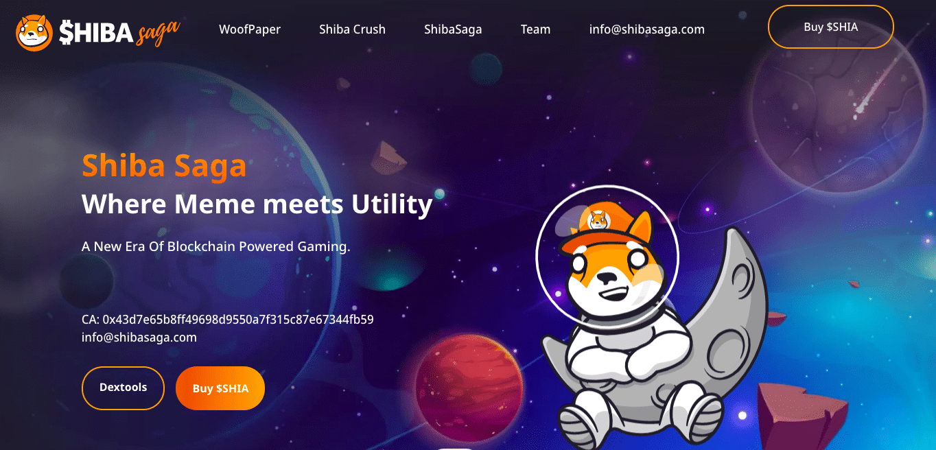 Shiba Saga home