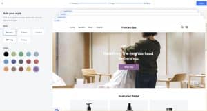 Square website builder