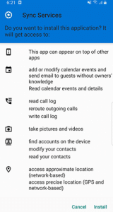 Sync Services
